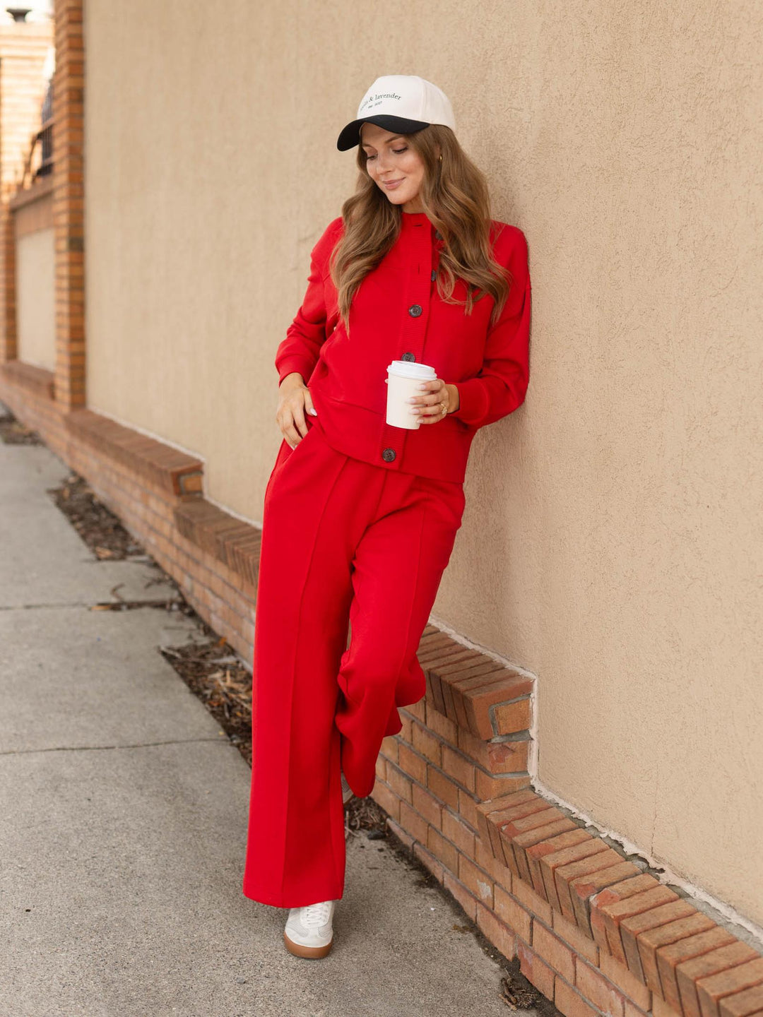 Varley Olwen Button Front Sweat