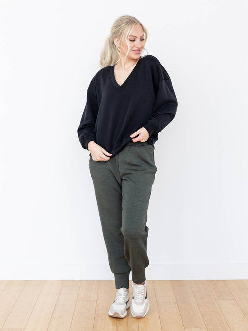 olive jogger pant