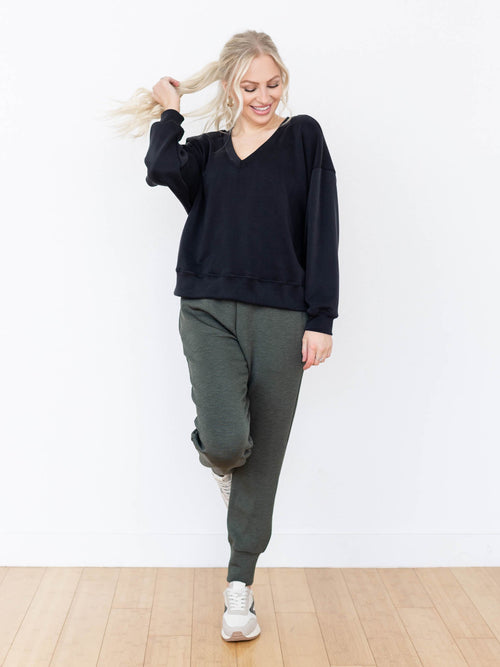 olive jogger pant
