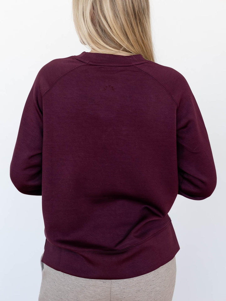 purple varley sweater