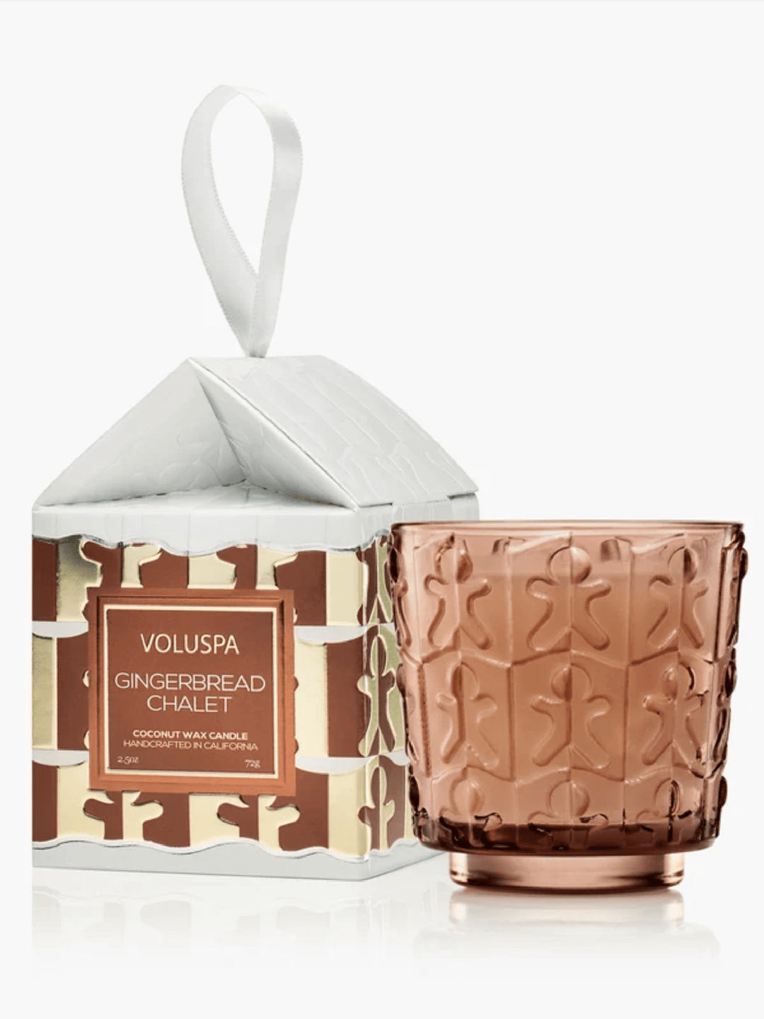 Voluspa Gingerbread Chalet 2.5oz Boxed Pedestal Ornament