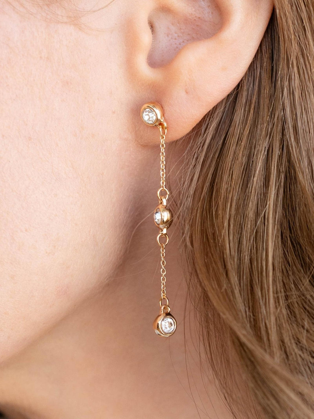 crystal drop earrings