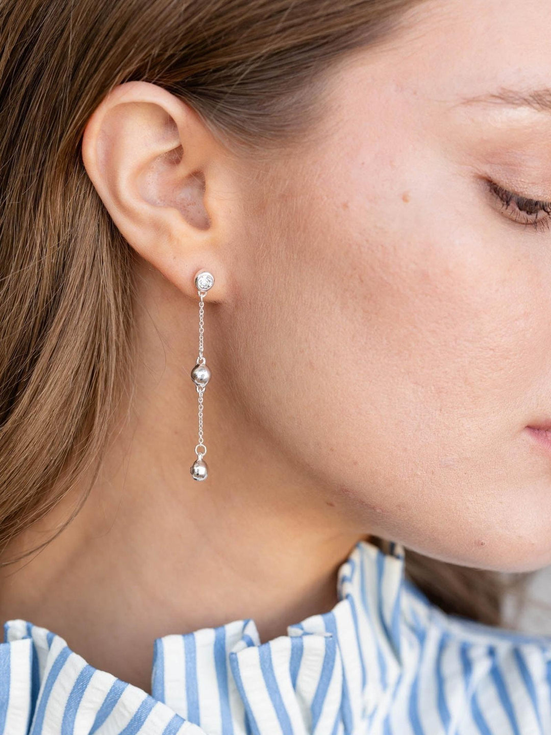 crystal drop earrings