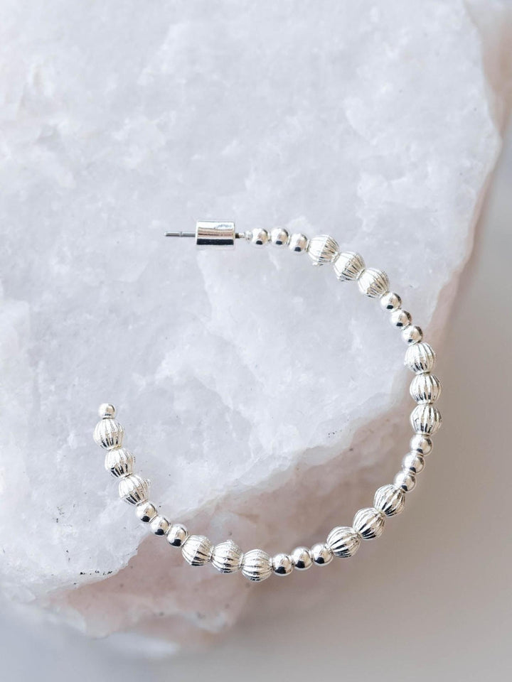 Water Resistant Graduated 2" Hoop Earring