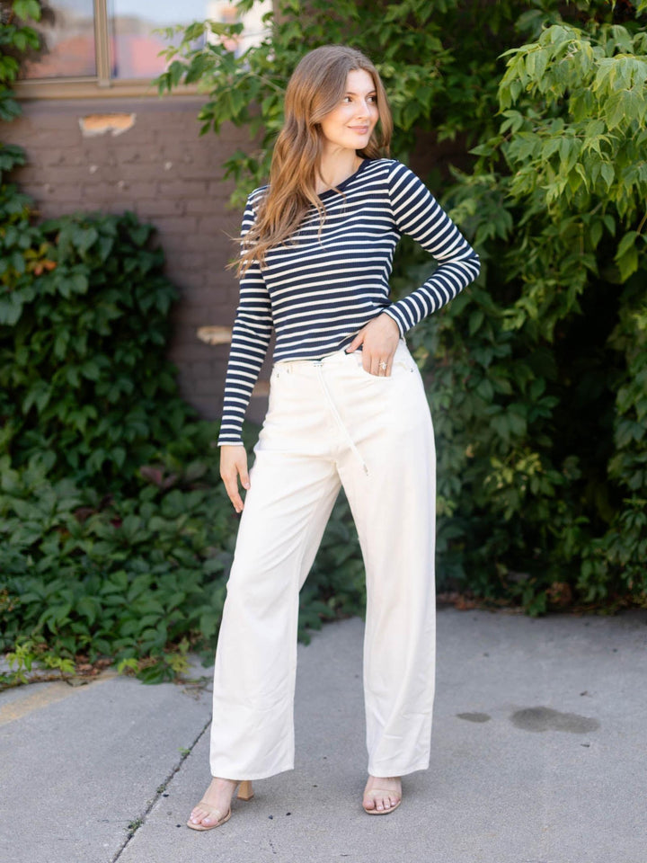 Z Supply Arlet Stripe Thermal Top