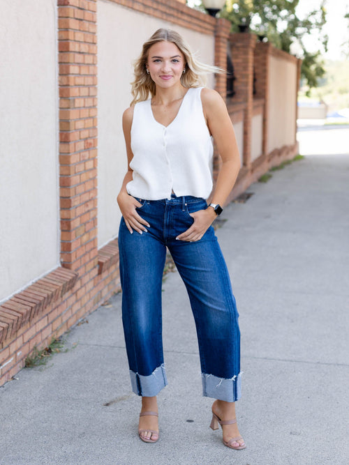 fuzzy sweater knit vest