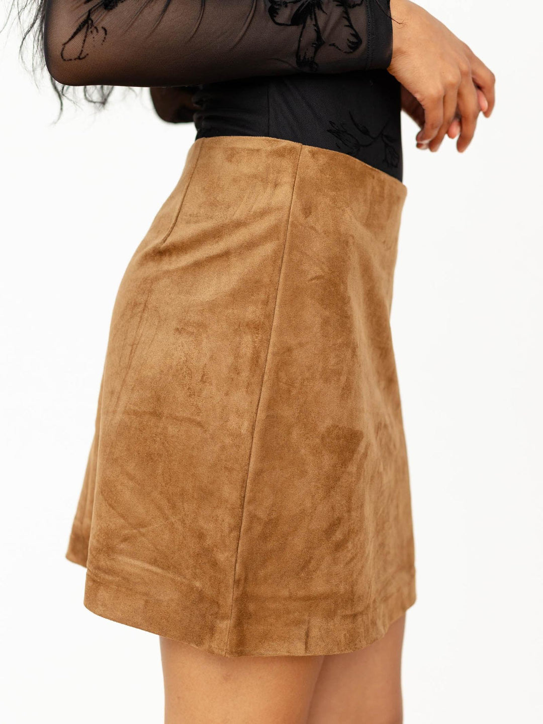 Z Supply Ciera Suede Mini Skirt