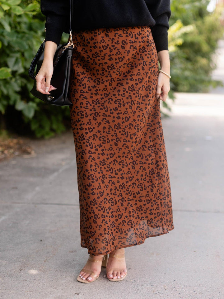 Z Supply Europa Leopard Skirt