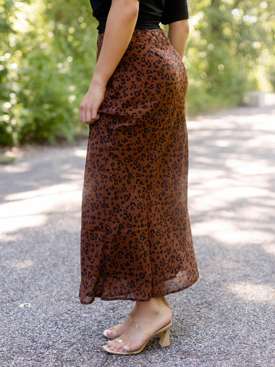 Z Supply Europa Leopard Skirt
