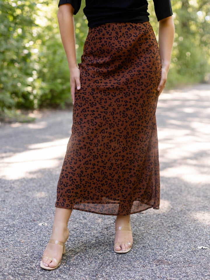 Z Supply Europa Leopard Skirt