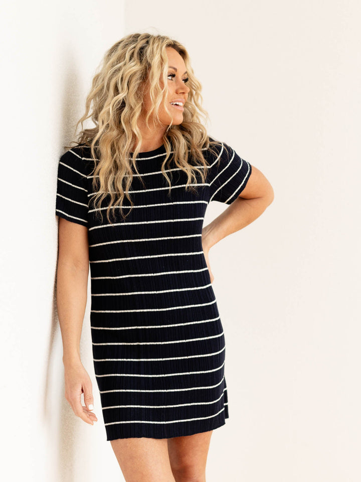 mini ribbed knit dress