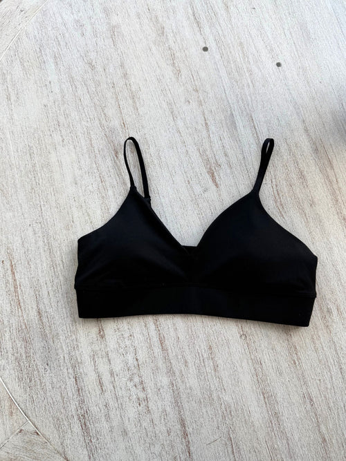 black padded bralette