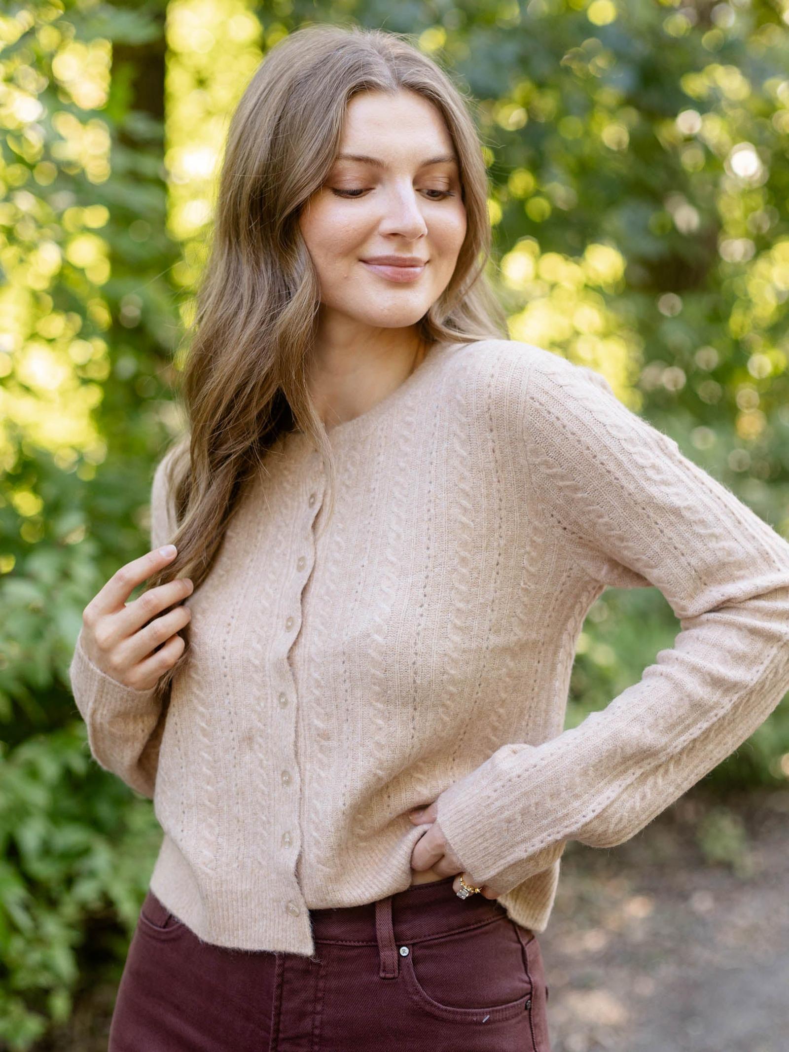 Z Supply Medina Pointelle Cardigan | Soft Button-Front Cardigan