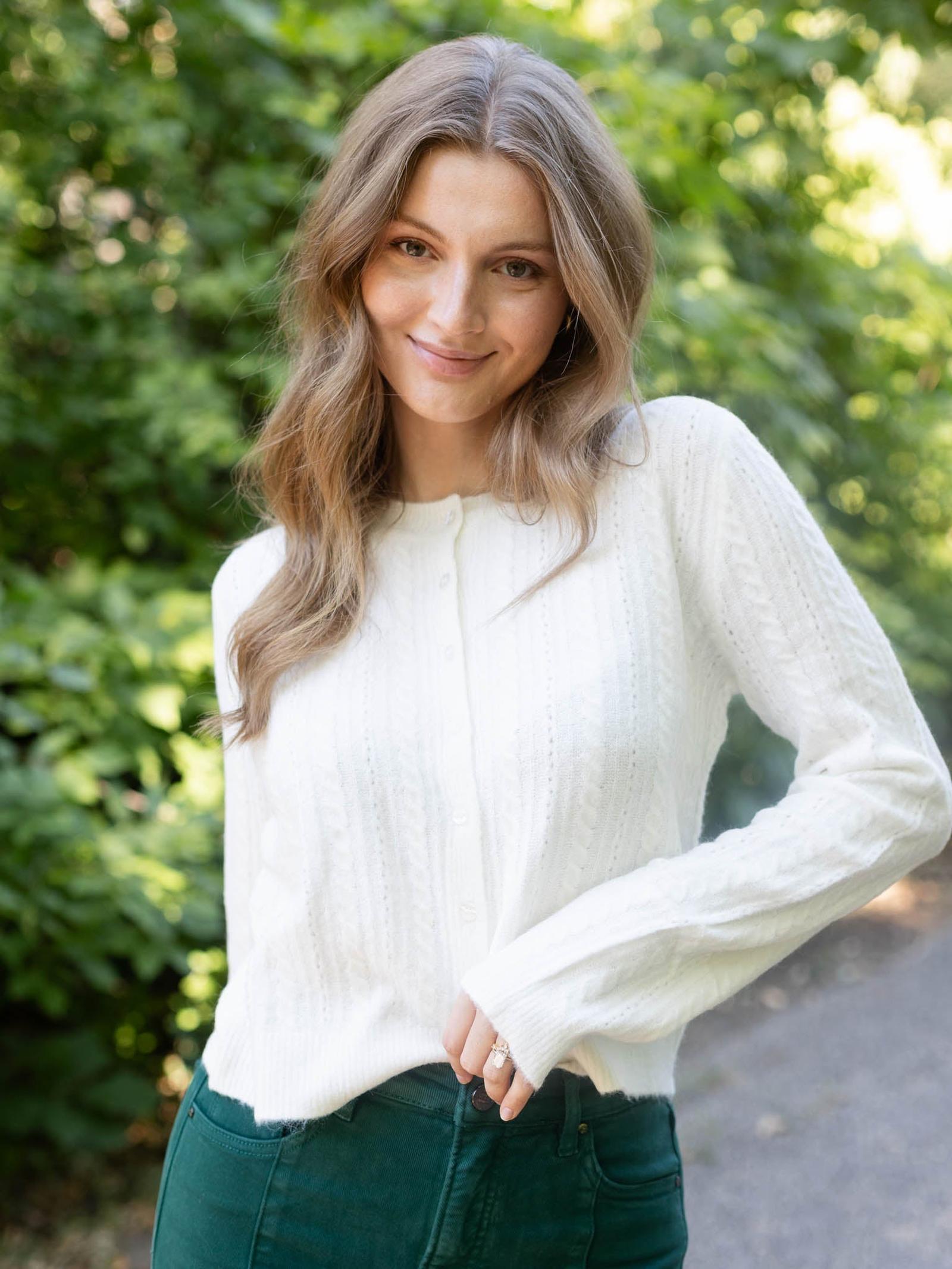 Z Supply Medina Pointelle Cardigan | Soft Button-Front Cardigan