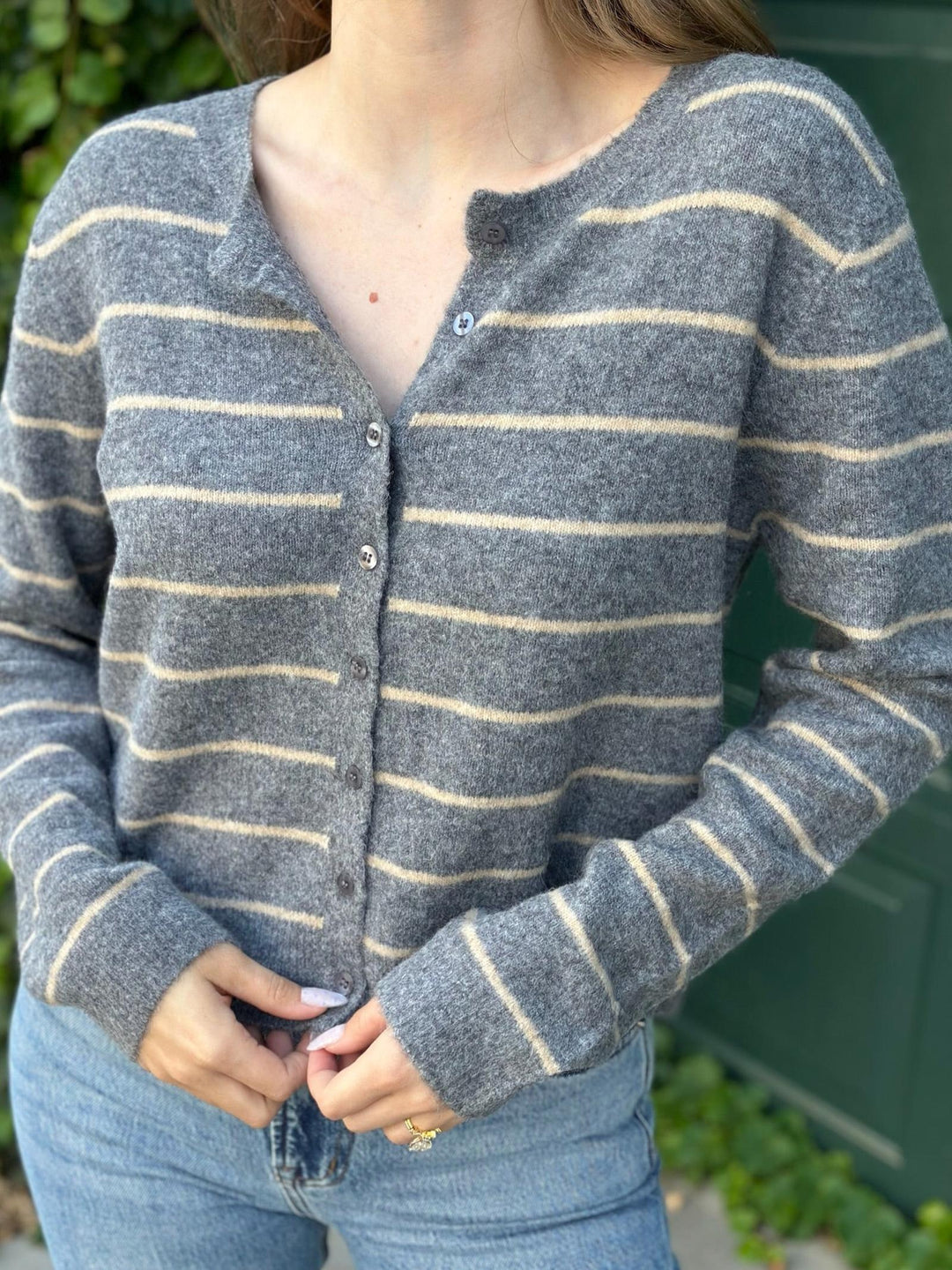 stripe sweater