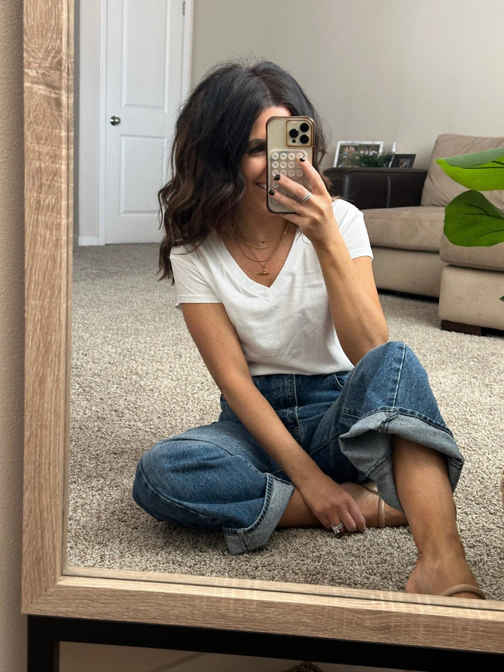 classic v neck tshirt