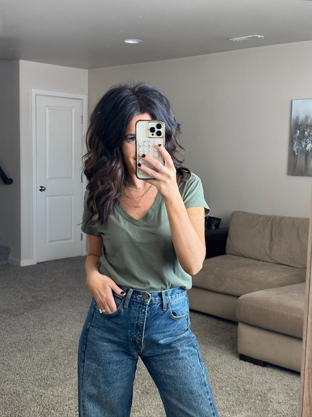 classic v neck tshirt