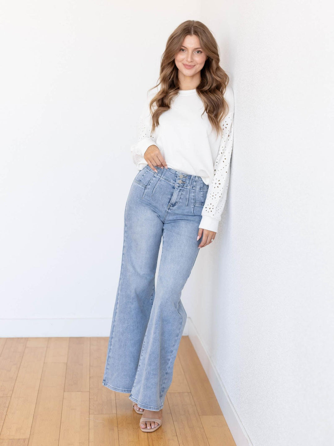 eyelet sweater