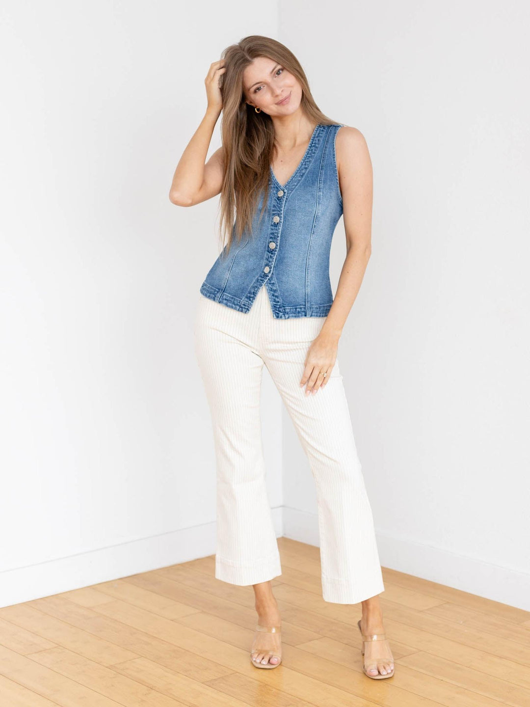 denim vest