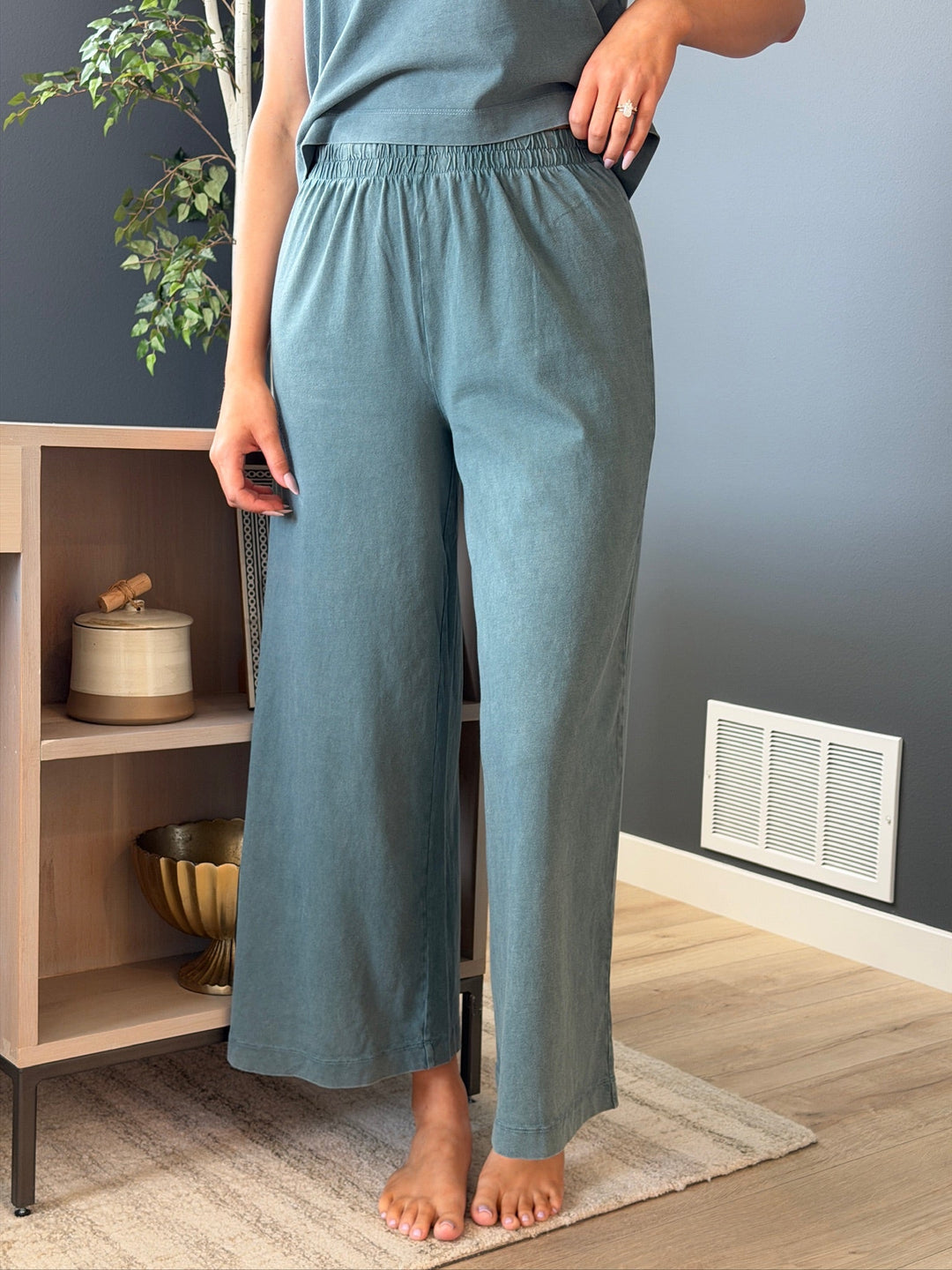 Z Supply Scout Jersey Crop Flare Pant