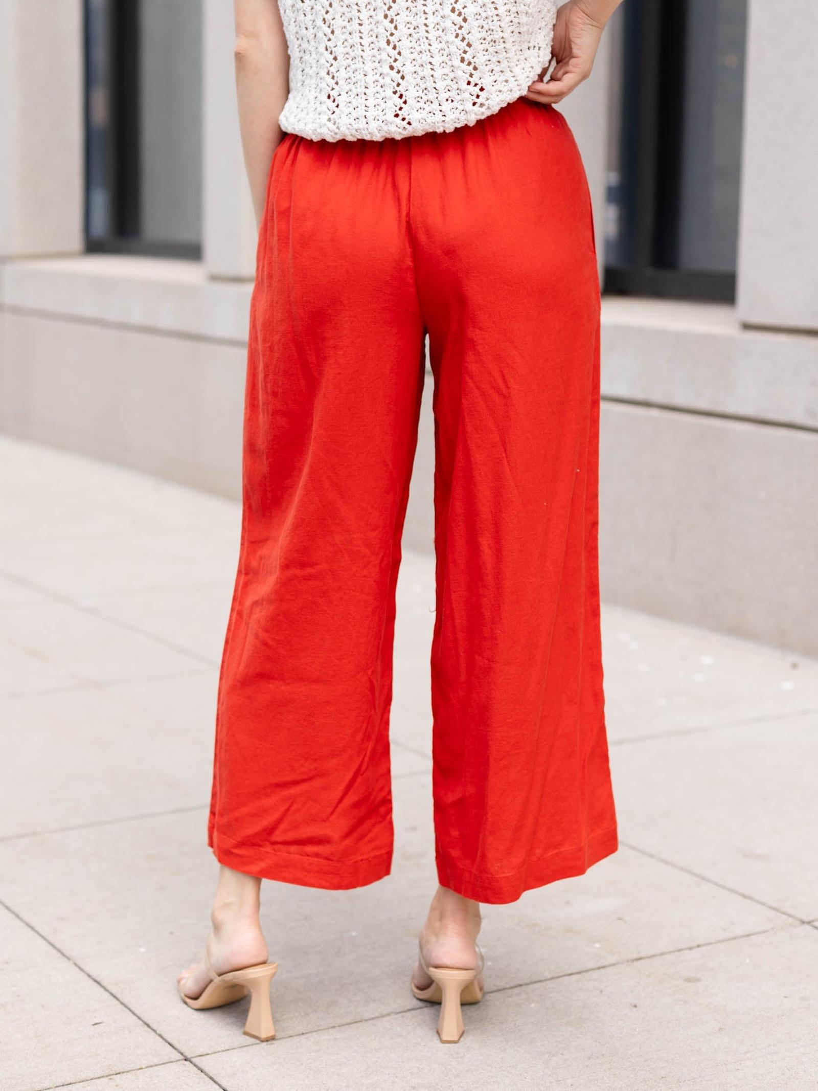 Z Supply Scout Linen Pant — Wide Leg High Rise | Leela and Lavender