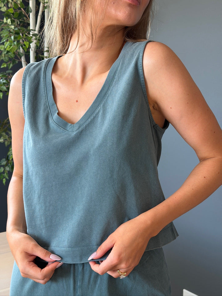 Z Supply Solid Sloane V-Neck Top