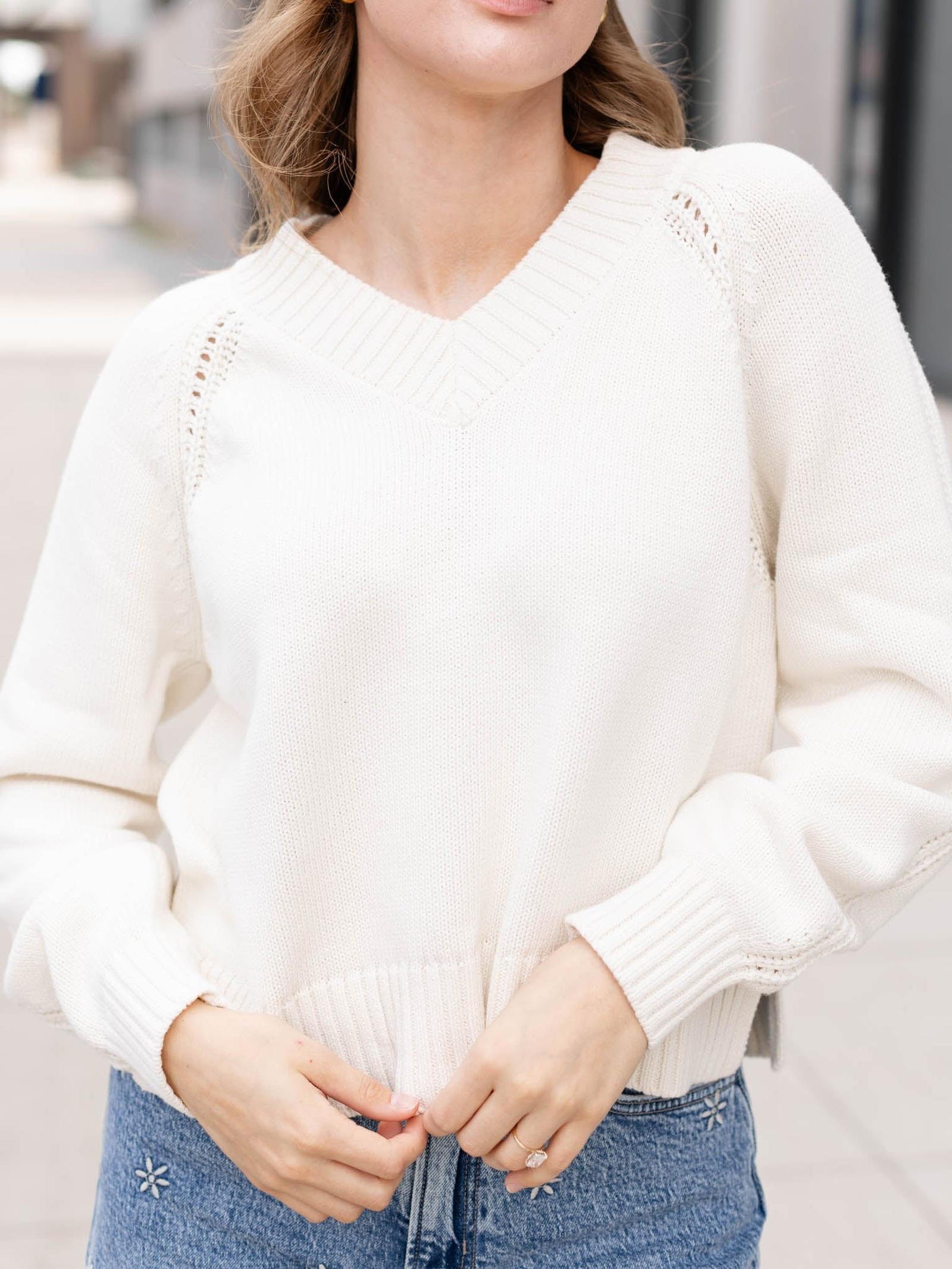 Z Supply Stratton V-Neck Sweater | Leela and Lavender