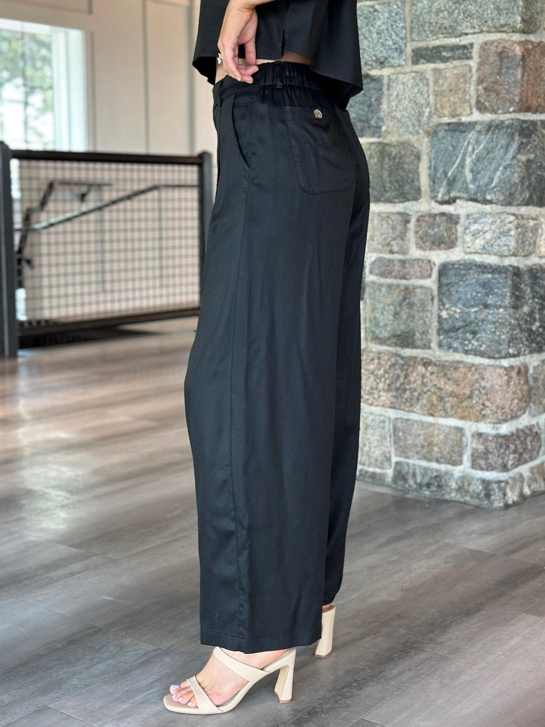 black pants