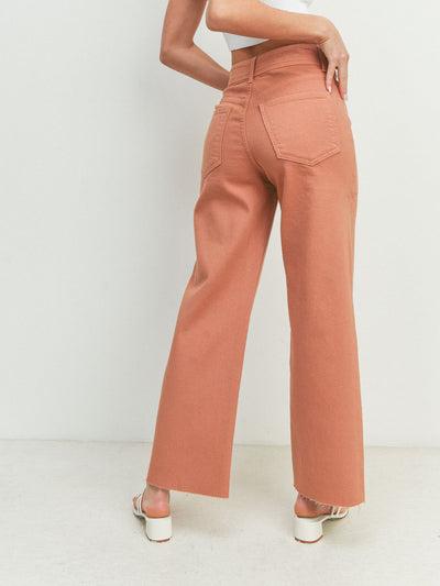 light orange colored denim