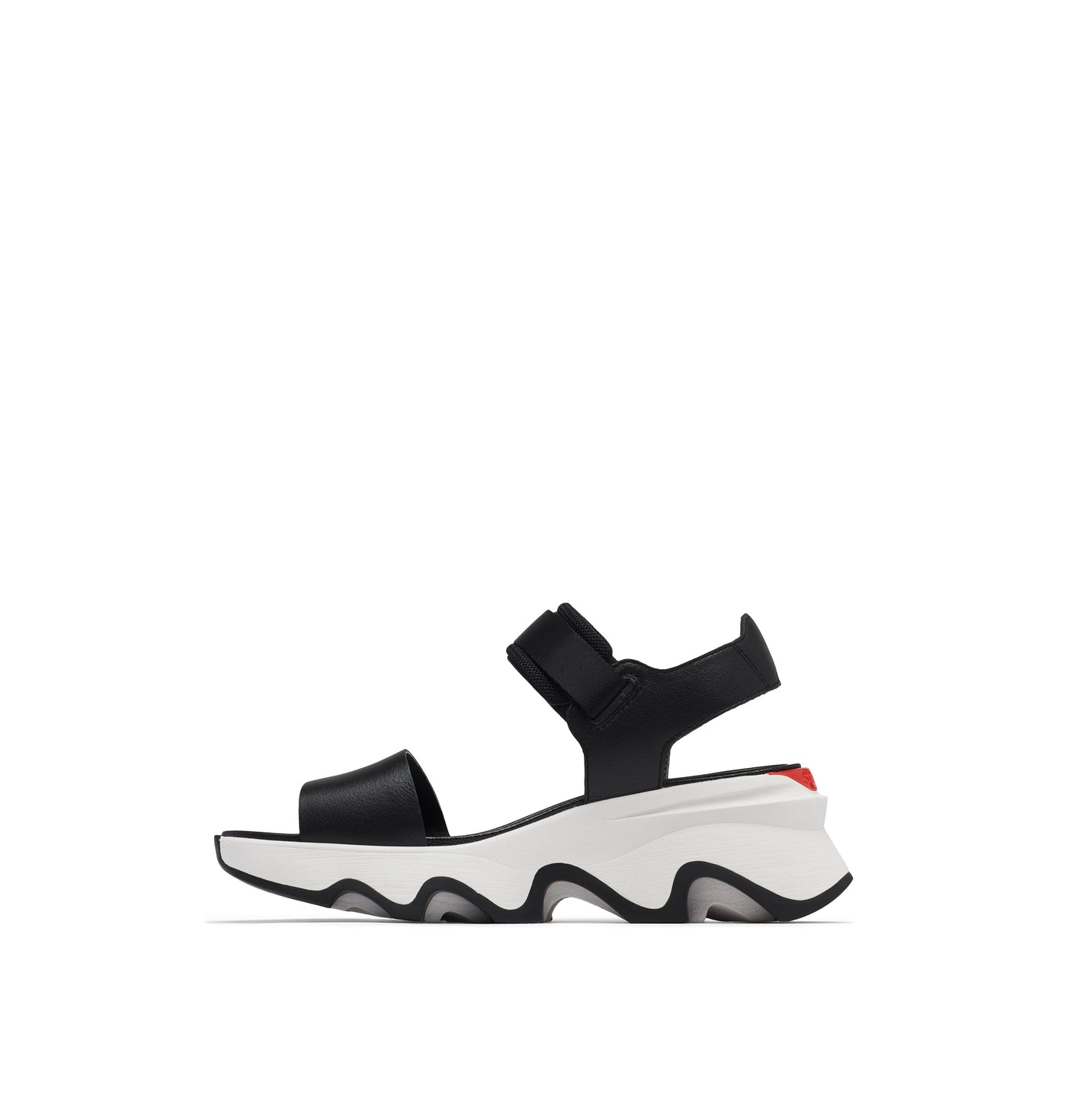 contrast platform sandal