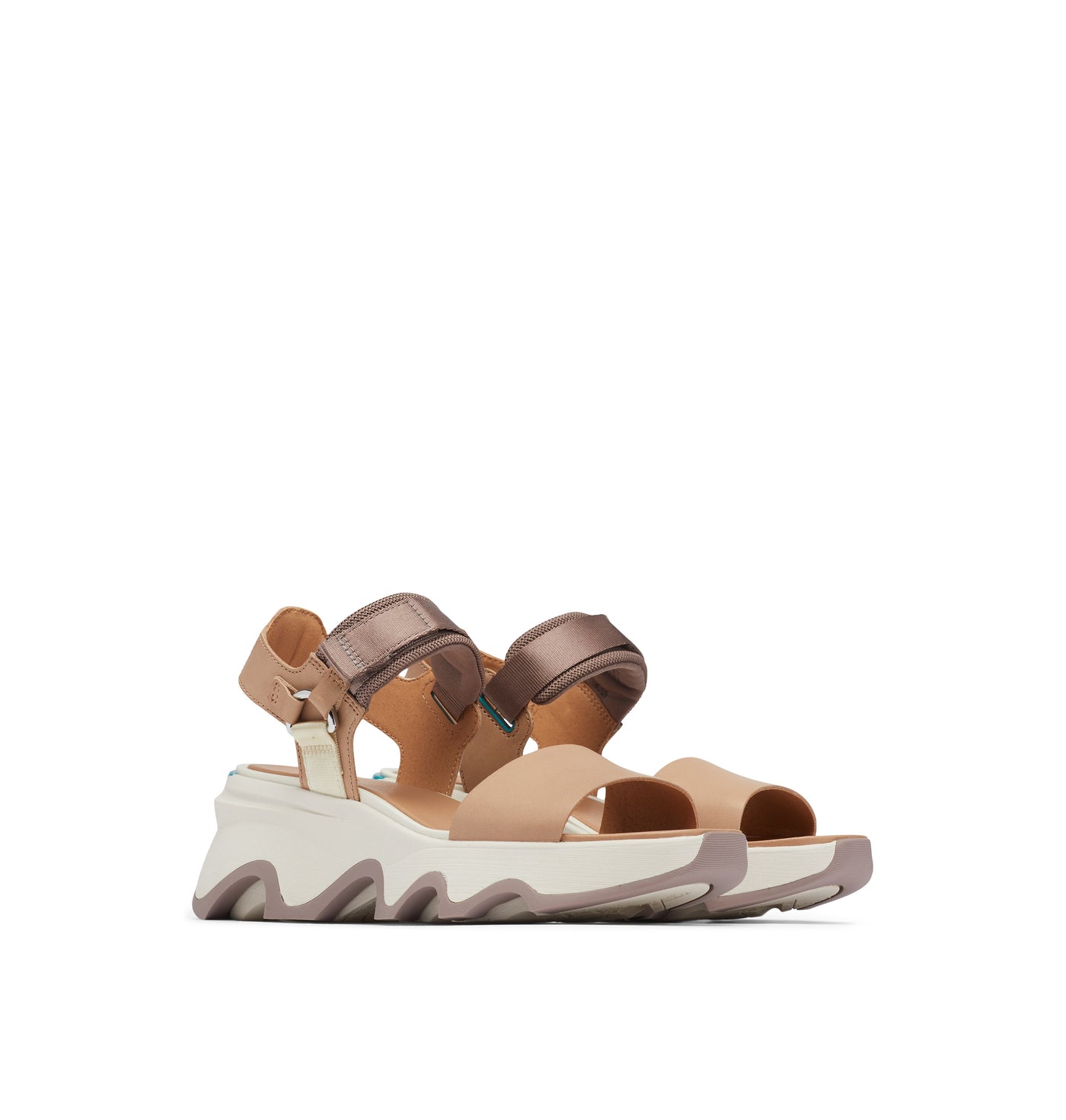 colorblock sandal