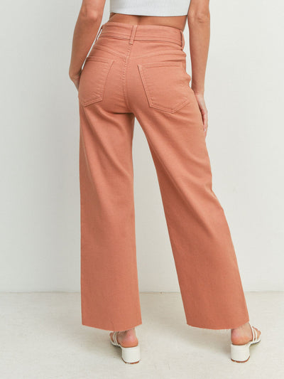 colored patch pocket denim
