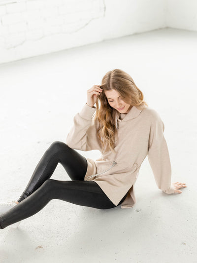 slouchy sweatshirt