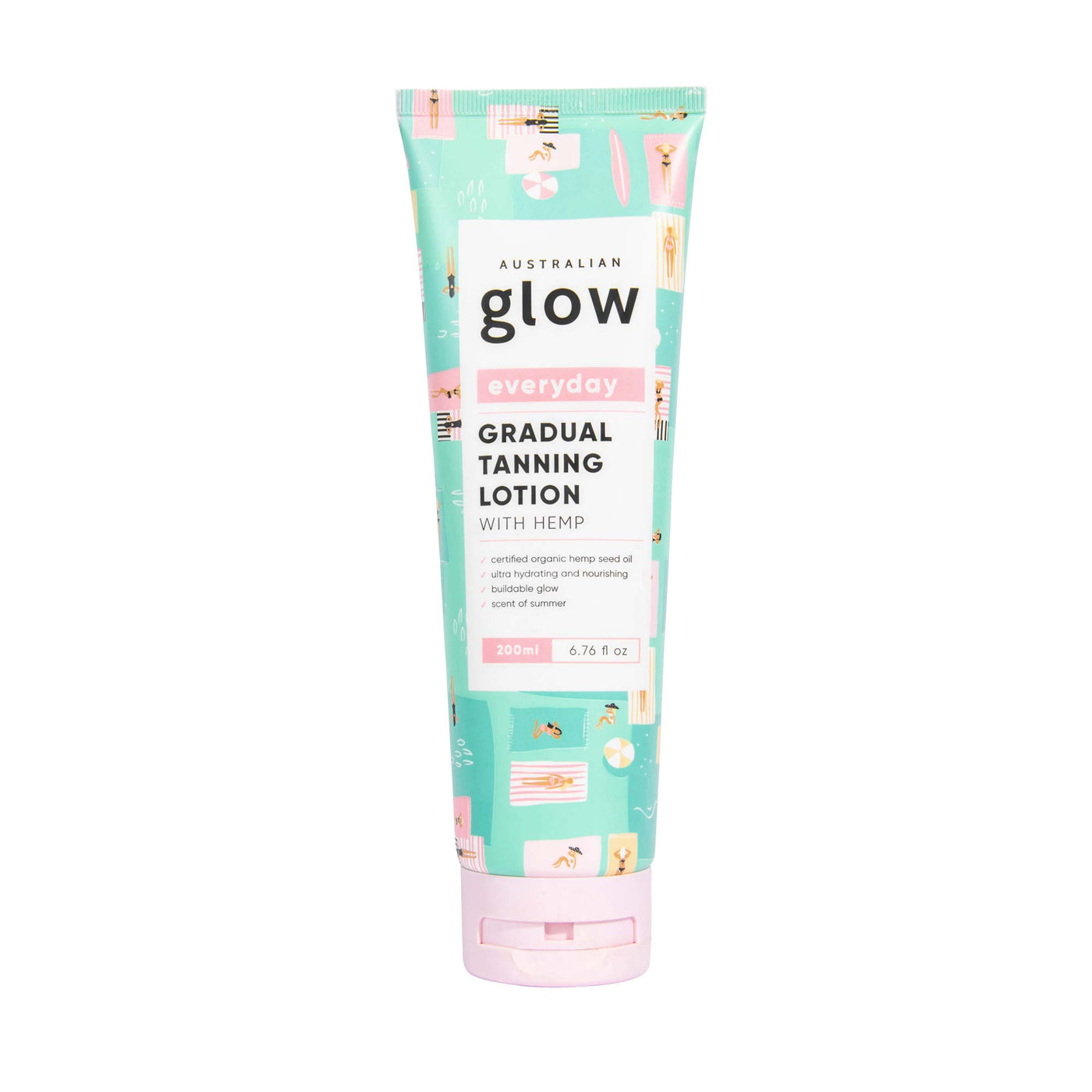 Australian Glow Gradual Tanning Lotion With Hemp