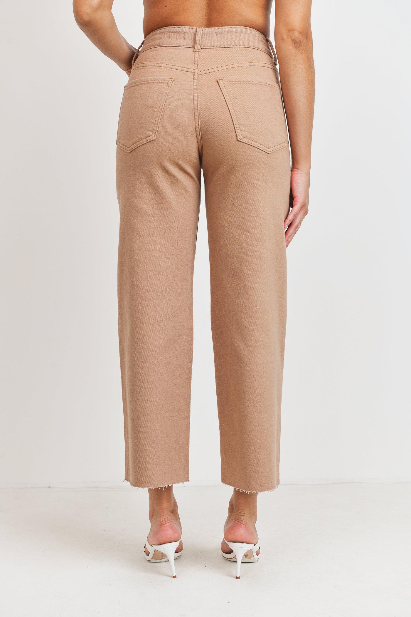 utility nautical wide leg deni