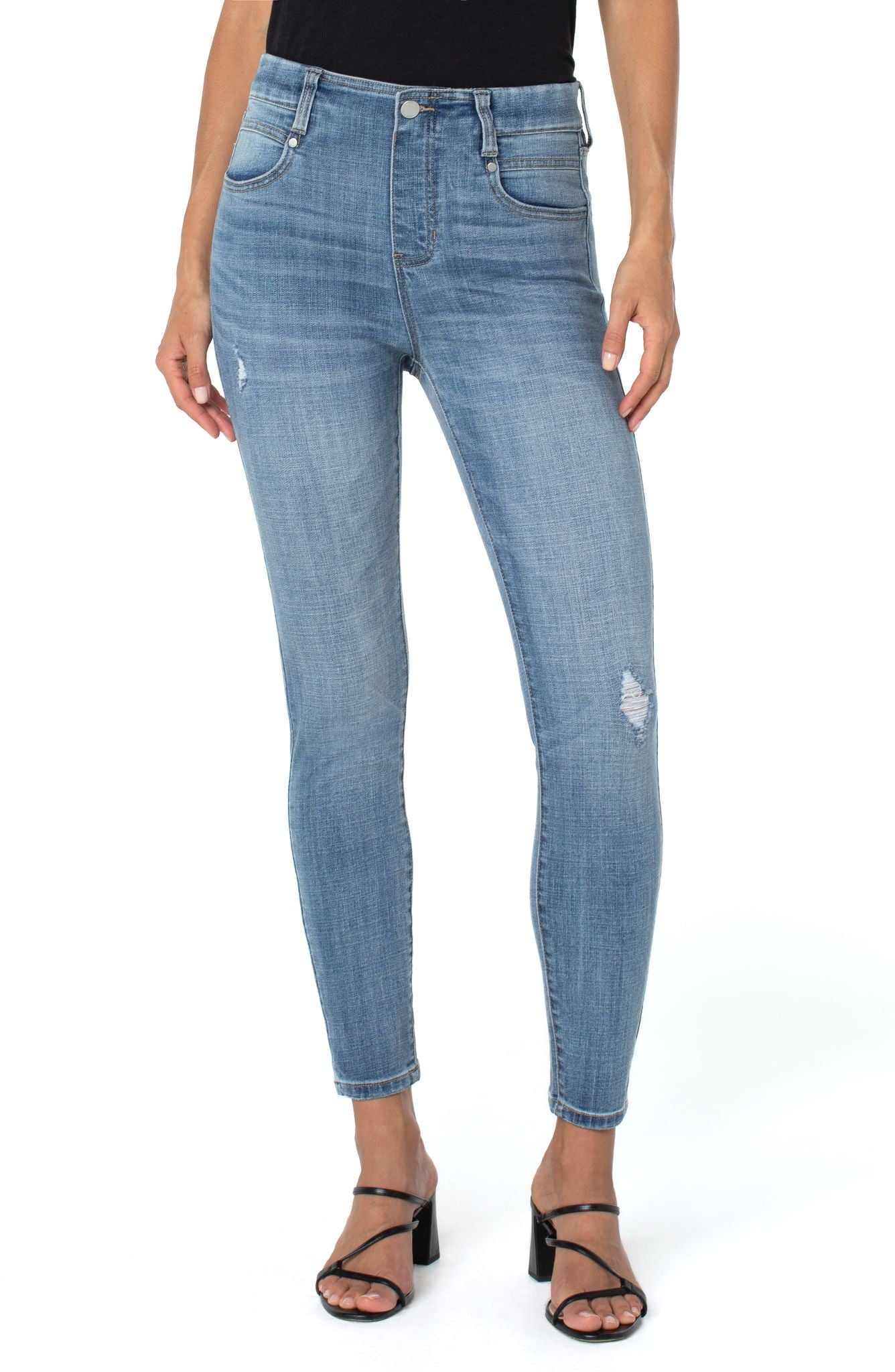 pull on glider denim