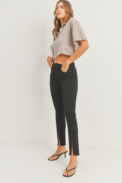 black denim