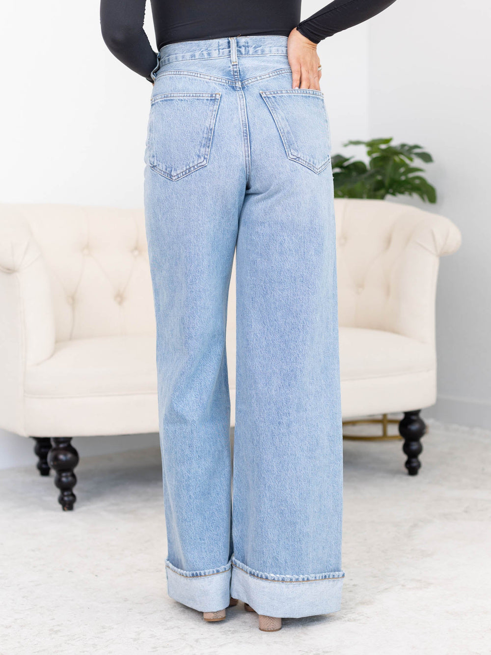 AGOLDE Showdown Dame Cuff JeanDenim jeans