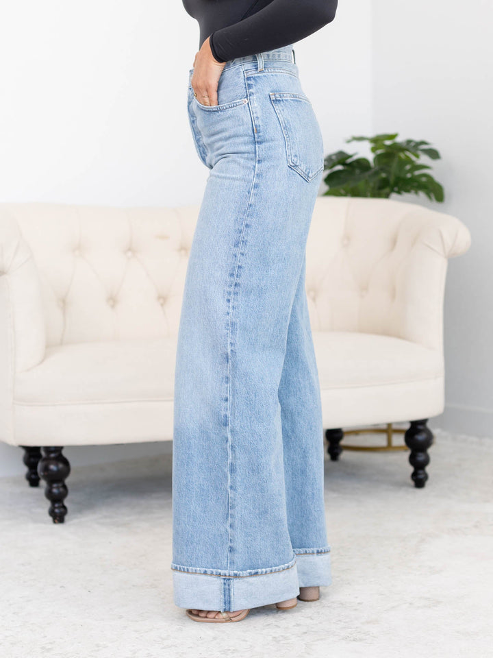 AGOLDE Showdown Dame Cuff JeanDenim jeans
