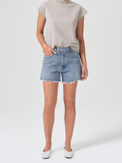 AGOLDE-AGOLDE Wheel Parker Long Shorts - Leela and Lavender