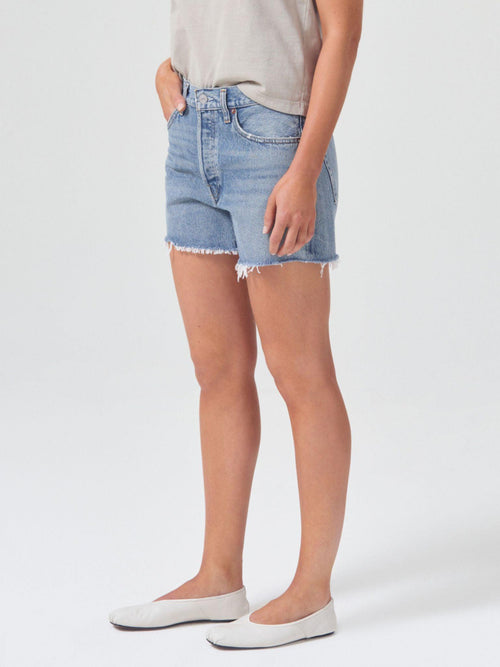 AGOLDE-AGOLDE Wheel Parker Long Shorts - Leela and Lavender