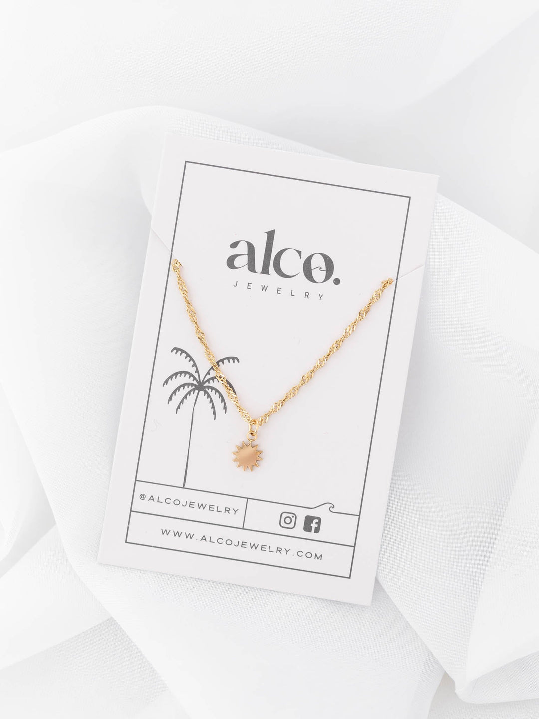 ALCO-ALCO Limitless Sun Necklace - Leela and Lavender