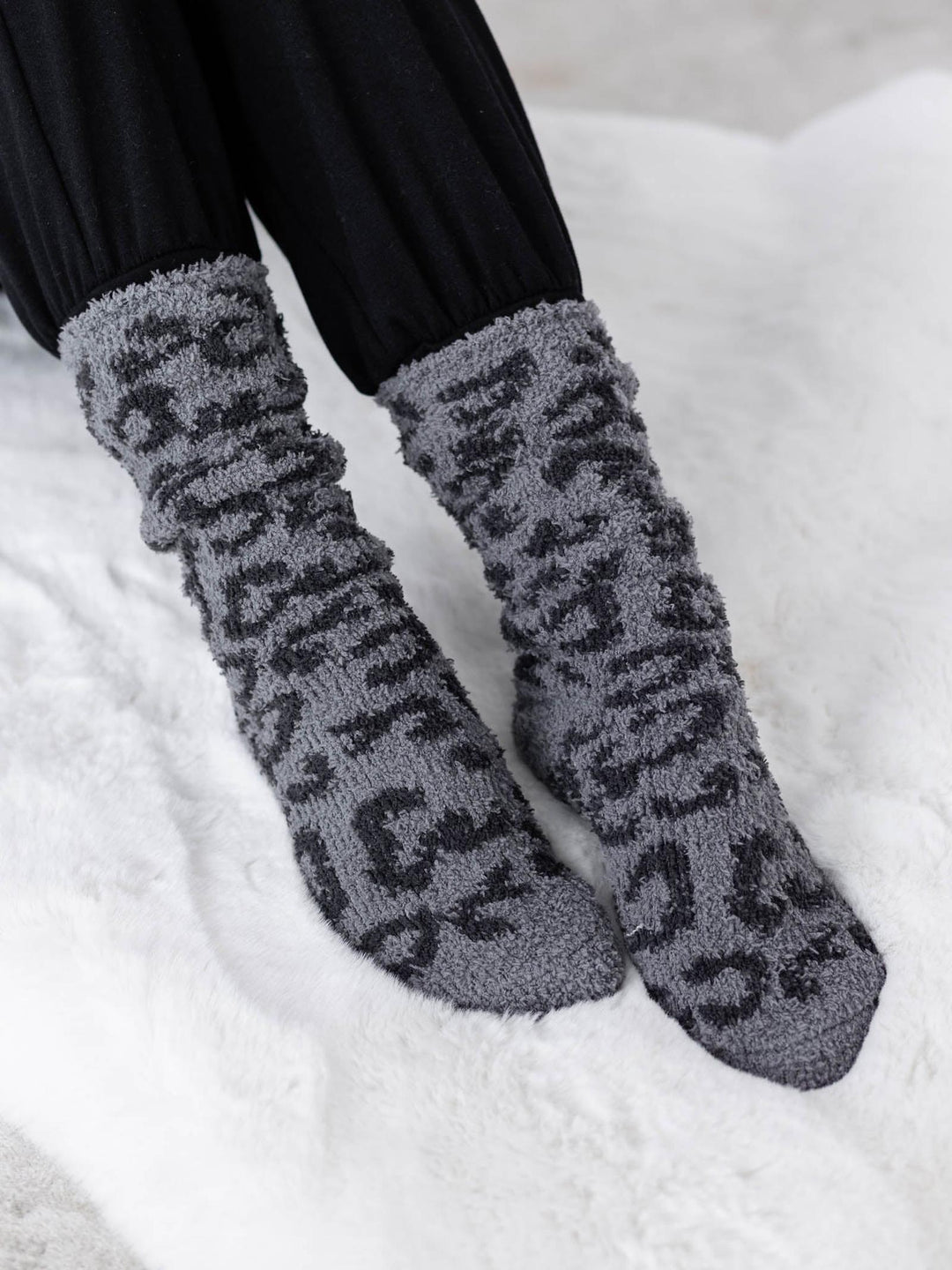 Barefoot Dreams-Barefoot Dreams Cozy Chic In The Wild Socks - Leela and Lavender