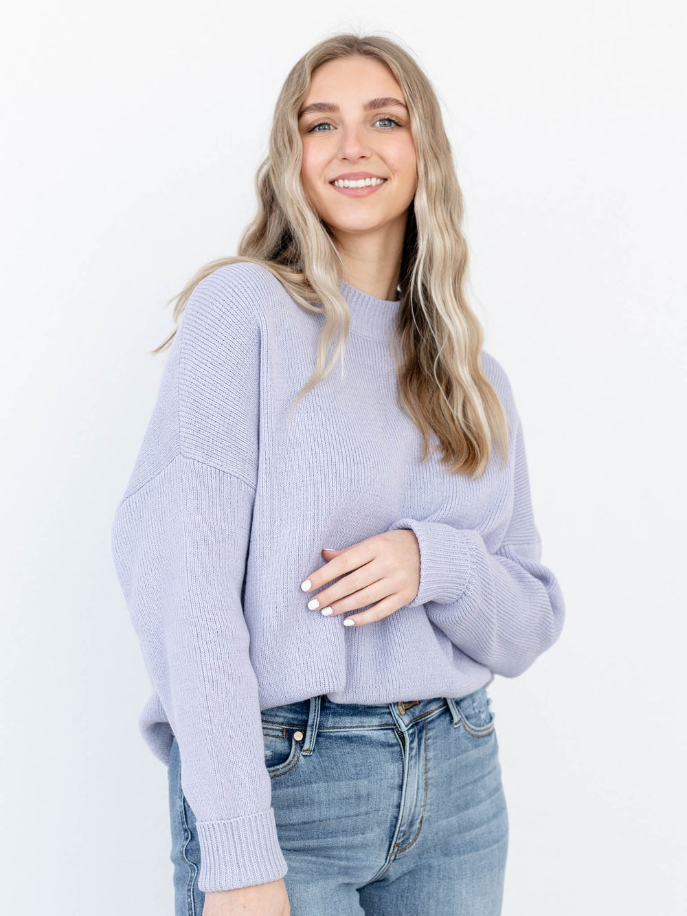 By Together-By Together Oversized Riley Sweater - Leela and Lavender