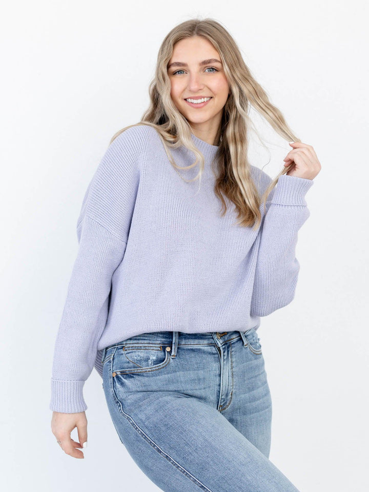 By Together-By Together Oversized Riley Sweater - Leela and Lavender