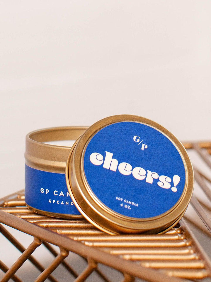 GP Co-Cheers 4oz Candle Tin - Leela and Lavender
