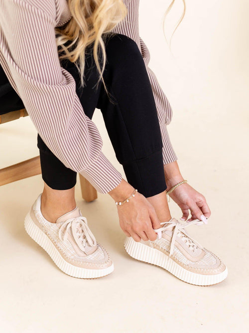 Dolce Vita-Dolce Vita Dolen Crochet Sneaker - Ivory Multi - Leela and Lavender