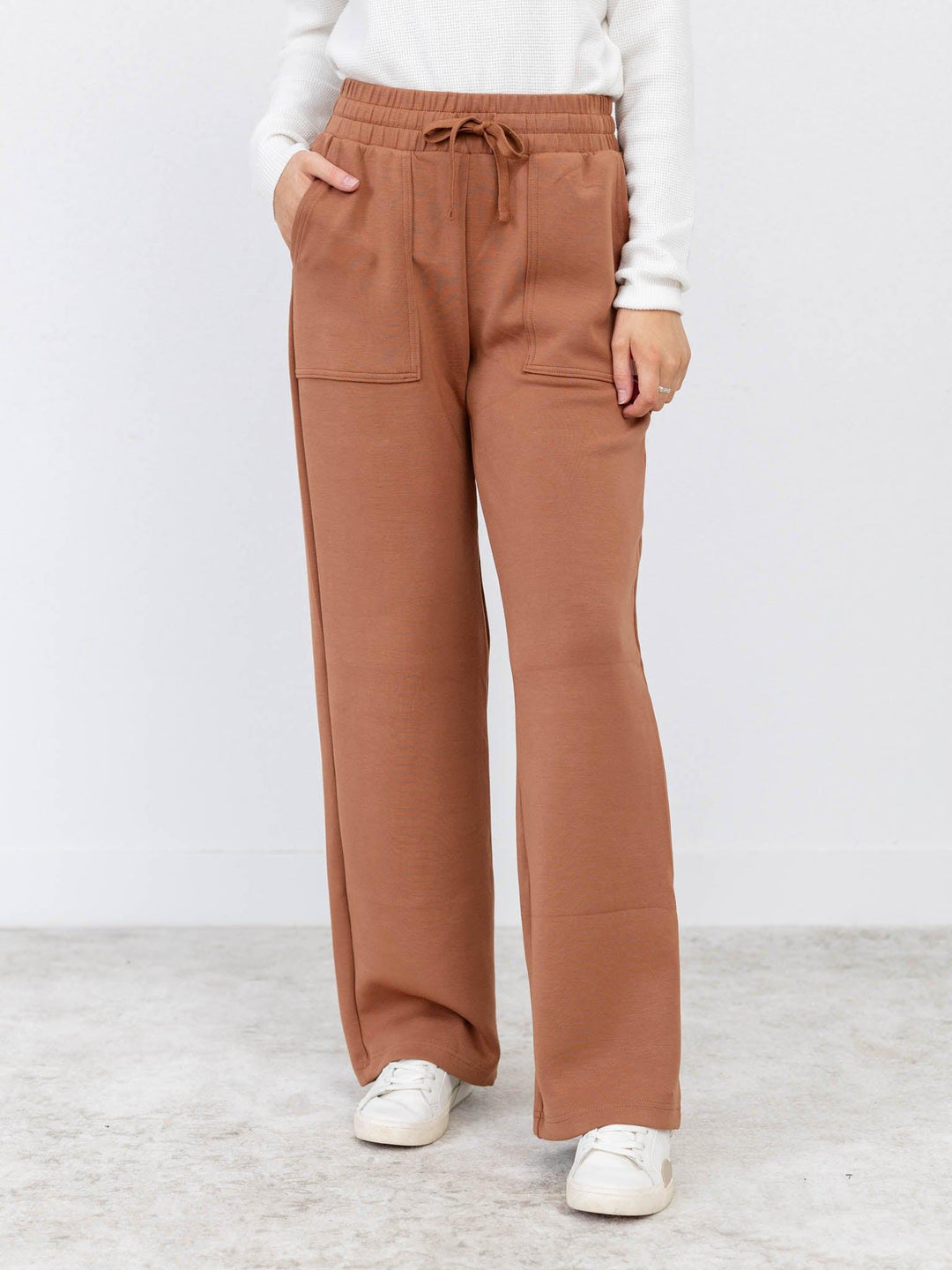 Rae Mode-Double Luxe Straight Leg Lounge Pant - Leela and Lavender