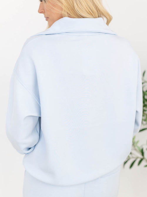 DoubleLUXE Soft Half Zip SweatshirtFleece