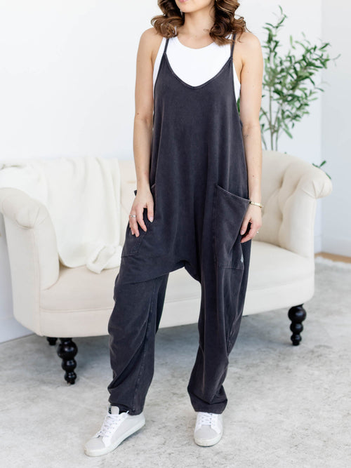 Free People-Free People Hotshot Jumpsuit - Leela and Lavender